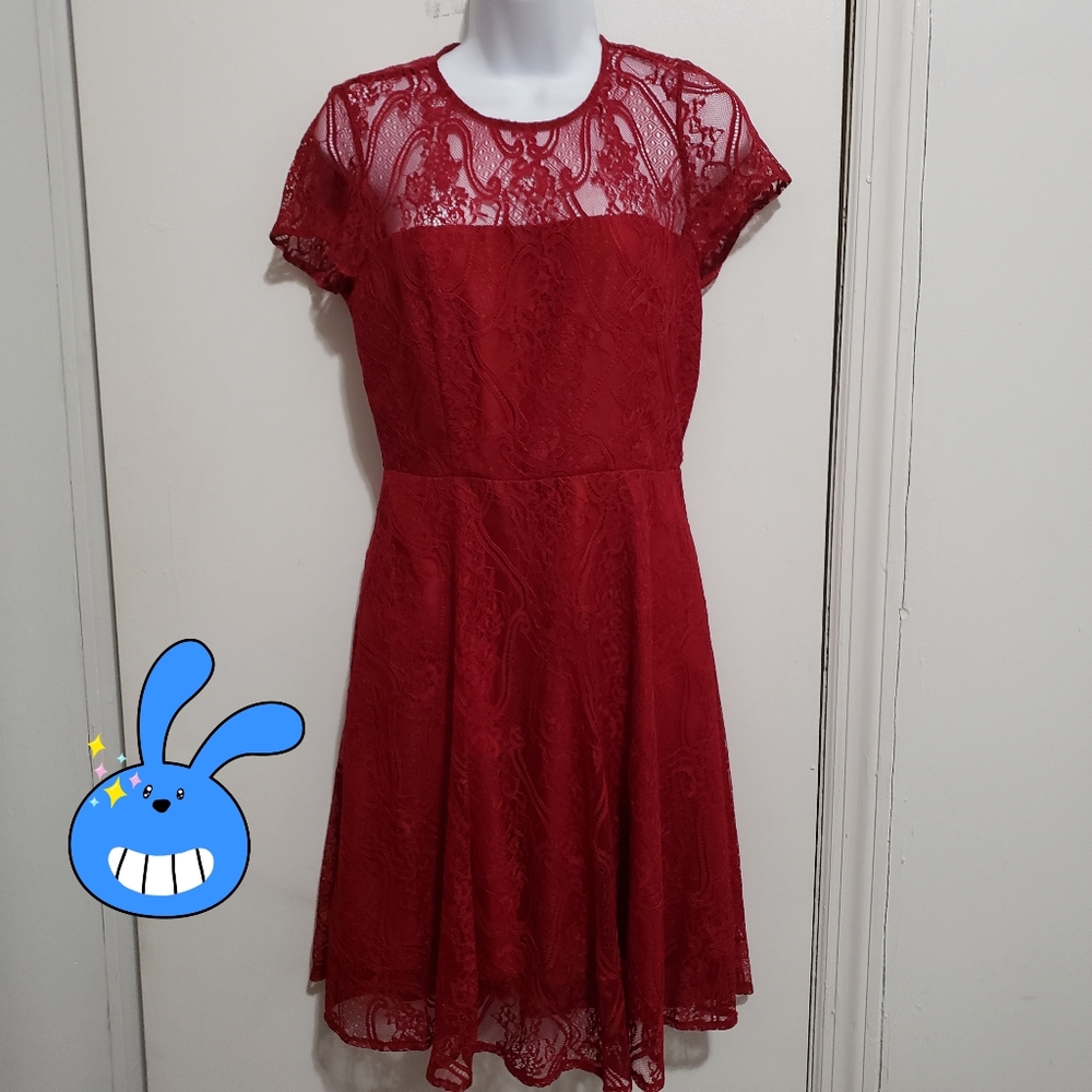 Red dress